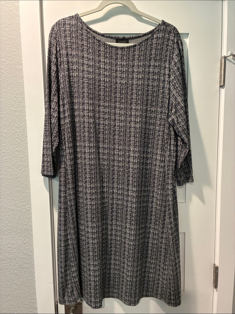 EUC J Jill Wearever collection knit shift dress XL